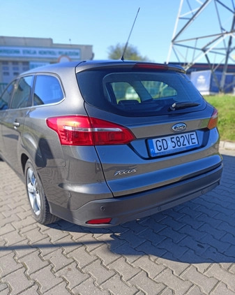 Ford Focus cena 34000 przebieg: 213500, rok produkcji 2016 z Gdańsk małe 301